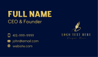 Pen Quill Writing Business Card