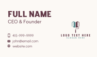 Paint Roller Building  Business Card Design