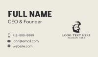 Hipster Man Sunglasses Business Card Design