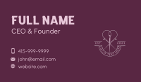 Knitter Business Card example 1