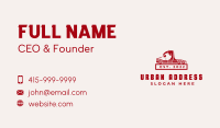 Red Freight Trucking  Business Card Image Preview