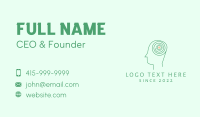 Human Healthy Mind Business Card Design