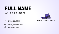 Delivery Truck Dispatch Business Card Design