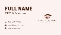 Beauty Eye Cosmetics Business Card Design
