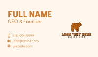 Bear Hunting Animal Business Card