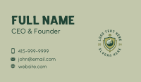 Golf Tournament Shield Business Card