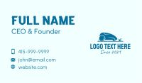Blue Lawn Mower  Business Card