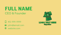 Leprechaun Shamrock Hat  Business Card