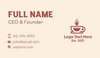 Tealight Business Card example 2
