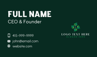 Botanical Organic Leaves Business Card