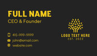 Gold Human Tree Foundation  Business Card