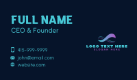 Infinity Wave Loop Business Card