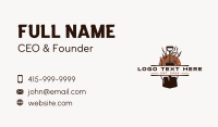 Shovel Gardening Planting Tool Business Card Design