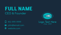Fishing Club Business Card example 1