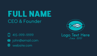 Fish Restaurant Signage Business Card