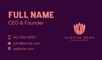 Pink Yoga Wellness Business Card