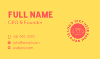 Red And Yellow Business Card example 1