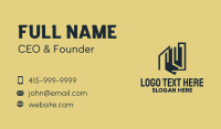 Black City Skyline  Business Card