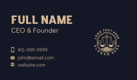 Advocacy Business Card example 1