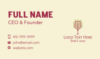 Bartender Business Card example 1