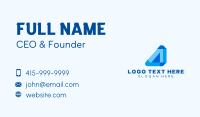 Generic Company Letter A Business Card Design