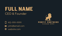 Premium Business Lion Business Card