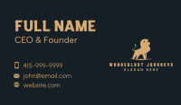 Premium Business Lion Business Card