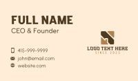 Brick Wall Letter Z Business Card Design