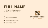 Brick Wall Letter Z Business Card