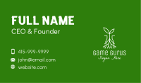 Plant Seedling Root Business Card