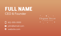 Elegant Luxury Star  Business Card Image Preview