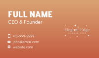 Elegant Luxury Star  Business Card Image Preview