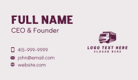 Courier Truck Delivery Business Card