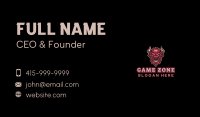 Bison Horn Gaming Business Card Image Preview