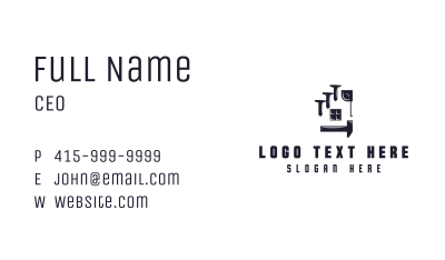 Handyman House Tools Business Card Image Preview