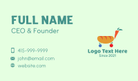 Shopping Delivery Business Card example 3