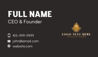 Crown Shield Academy Business Card Design