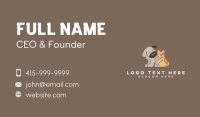 Pet Dog Cat Veterinary Business Card