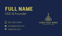 Golden Cross Parish Business Card Design