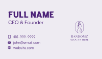 Body Figure Business Card example 4