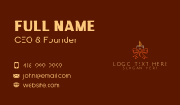 Candle  Light Business Card example 4