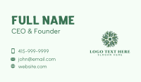 Organic Leaves Wellness Business Card