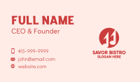 Songwriter Business Card example 3