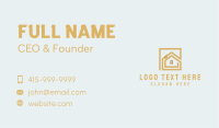 House Roofing Home Renovation Business Card Design