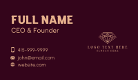 Gemstone Diamond Jewel Business Card