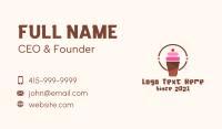 Cherry Smoothie Shake Business Card