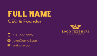 Golden Crown Wings Business Card