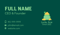 Shamrock Gold Pot Business Card Image Preview