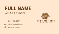 Express Food Delivery Box Business Card
