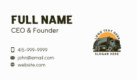 Garbage Truck Dispatch Vehicle Business Card